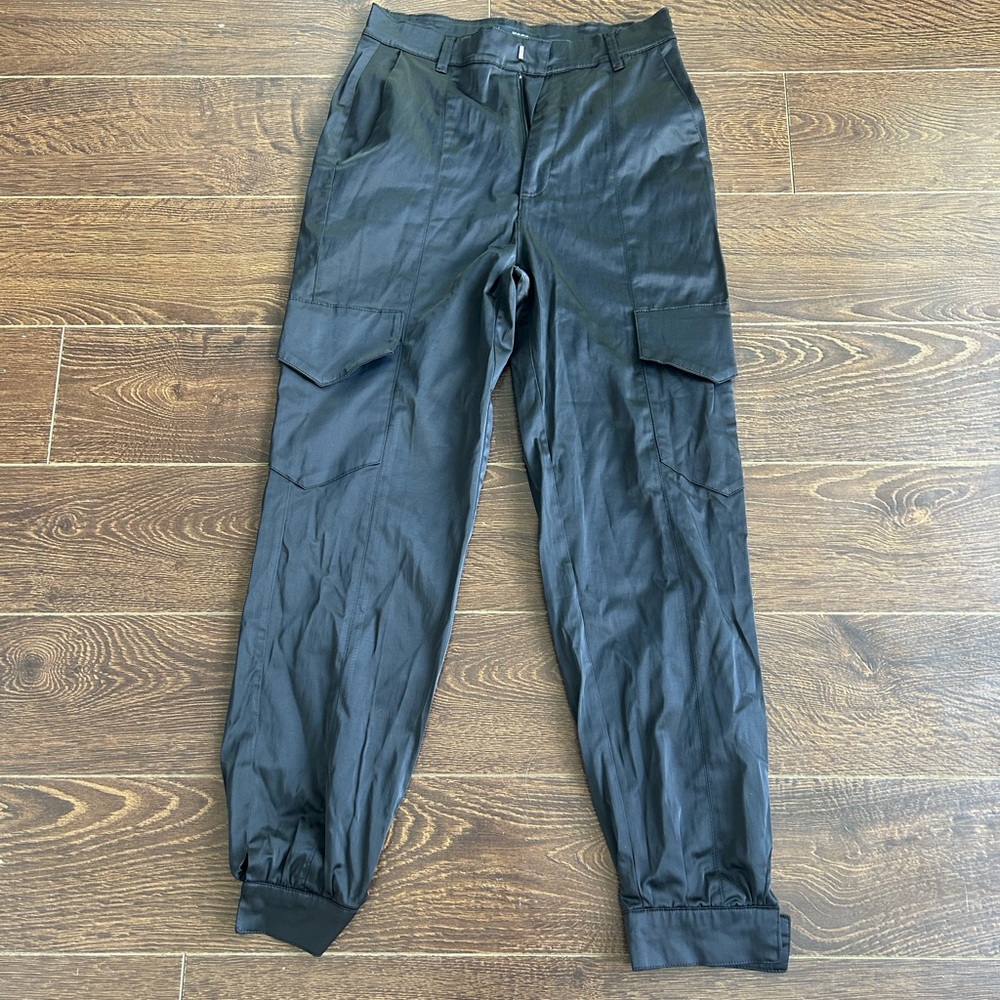 Zara Silk Cargo Pants